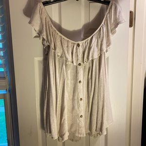 Off the shoulder blouse